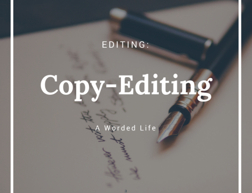 Editing: Copy-editing
